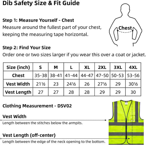 Vest Reflective ANSI Class 2, High Visibility Vest with Pockets and Zipper, Construction Work Vest Hi Vis Yellow M...