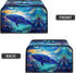 Dolphin Galaxy Slow Cooker Cover Portable Dust Covers with Side Pocket for Cook Accessories Small Kitchen Appliance Protector...