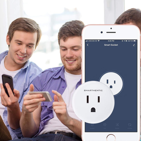 Smart Plug, WiFi Light Switch, Outlet Timer, Amazon Alexa Google Home Voice, APP and Remote Control, Smart Devices, Gadgets, Home Improvement Outl...