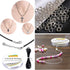 EuTengHao Jewelry Making Kit with Pliers, Wires, Jump Rings, Clasps, Cord and More for Jewelry DIY Crafts - Silver...