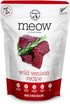 Meow Air Dried Cat Food - Venison Recipe, High Protein Dry Cat Food, Use as a Complete Diet, Topper, Mixer, or as Cat Training Treats, All Life St...