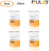 ULAB Scientific Glass Beakers, Vol. 200ml, 3.3 Borosilicate Griffin Low Form with Printed Graduation, Pack of 4, UBG1032...