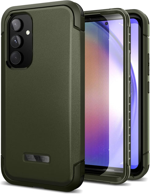 SURITCH for Samsung Galaxy A54 5G Phone Case, Full Body Shockproof Protective Military Grade Rugged Dual Layer Case with Built in Screen Protector...