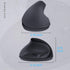 Left-Handed Mouse,2.4GHz Ergonomic Vertical DPI 800/1200/1600 Wireless Mouse with USB Receiver for Small Hand,Black...