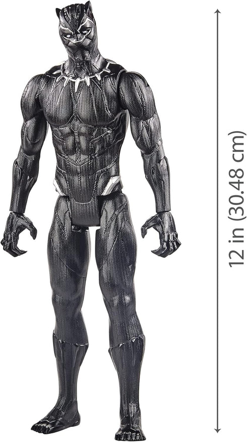 Marvel Avengers Titan Hero Series Collectible 12-Inch Black Panther Action Figure, Toy for Ages 4 and Up...