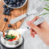 2pcs Folding Spoon & 2pcs Foldable Forks for Thermos Funtainer 10oz Food Jars, Portable Replacement Stainless Steel Spoons Forks for Travel Campin...