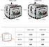 Welcome to Our Farm House Toaster Cover 4 Slice, Large Kitchen Appliance Covers, Black and White Checkered Toaster Oven Cover with Loop, Bread Mac...