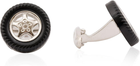 Wheel & Tire Mags Car Rims Pair Cufflinks in a Presentation Gift Box Perfect for Travel - Great from Groomsmen for Wedding...
