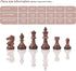 10 Inches Enhanced Magnetic Chess Set, Foldable Chess Board, Travel Chess Game of Exquisite Craftsmanship, Suitable for All Ages Chess Set...
