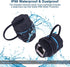 Waterproof CAT6 RJ45 Panel Mount Coupler,Lonlonty IP68 Shielded Industrial Panel Mount Bulkhead Ethernet LAN Pass Through Connector,Female to Fema...