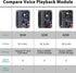 60W Voice Playback Module, PEMENOL DC 9-24V High Power Music Player Mp3 Trigger Amplifier 64Mbit Flash Storage Sound Board Supprt Sound and Light ...