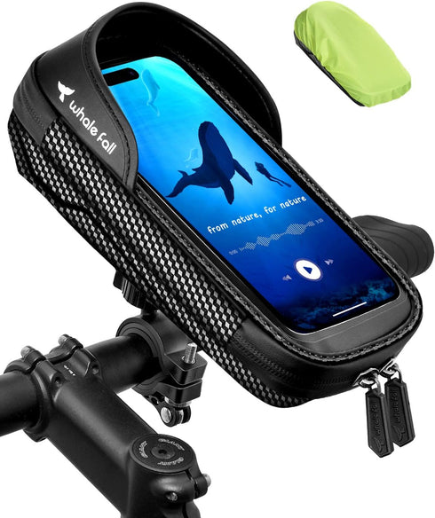 whale fall 360°Rotatable Bike Phone Holder Waterproof, Newest Bike Phone Mount Bike ?Handlebar Bag Bike Accessories Motorcycle Electric Bike Cell ...