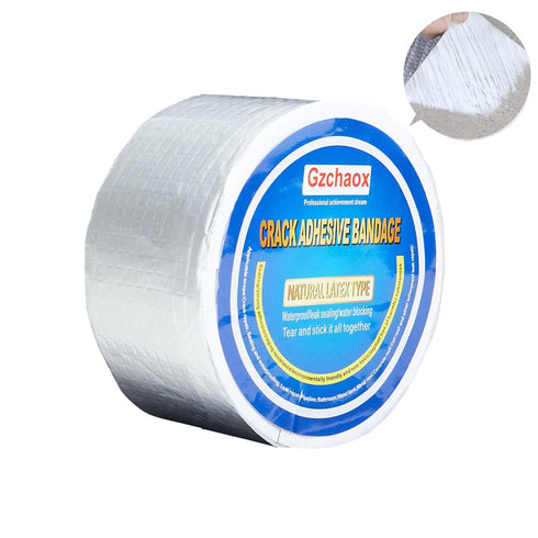 Crack Sealing Waterproof Tape, Suitable for Waterproofing in Toilets, Pipelines, roof Cracks, RVs, sunshades, Windows, Floors, Swimming Pools, and...