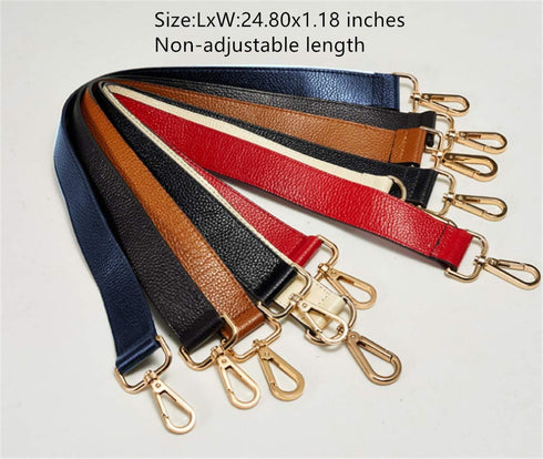 ESUPPORT Purse Straps Replacement Leather Handbags Shoulder Bag Wallet DIY 24.80 Inch Long (Black)...