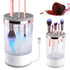 New makeup Brush Cleaner Machine, With Makeup Brush Cleaner Mat, Electric Brushly Pro Cosmetic Spinning Brush Cleaner, Fit for All Size Makeup Bru...