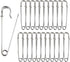 Safety Pins Extra Large Heavy Duty - YiwerDer 22PCS 3Inch Blanket Pins, Strong & Sturdy Bulk Pins for Blankets, Skirts, Crafts, Kilts - Silver...