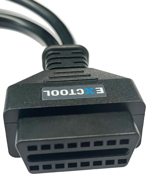 6 Pin J1708 9 Pin J1939 to 16 Pin OBD2 OBD II Adapter Cable Plug Converter for Commercial Vehicles and Heavy Duty Trucks...