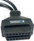 6 Pin J1708 9 Pin J1939 to 16 Pin OBD2 OBD II Adapter Cable Plug Converter for Commercial Vehicles and Heavy Duty Trucks...