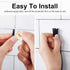 50 Pieces Self Adhesive Clips Adhesive Wall Tapestry Clips Black Plastic Sticky Picture Hanging Clips Poster Spring Clips Double Sided Adhesive Sp...