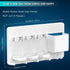 simpletome Adhesive Electric Toothbrush Holder Wall Mounted Razor Hanger Bathroom Organizer Box ABS (White)...