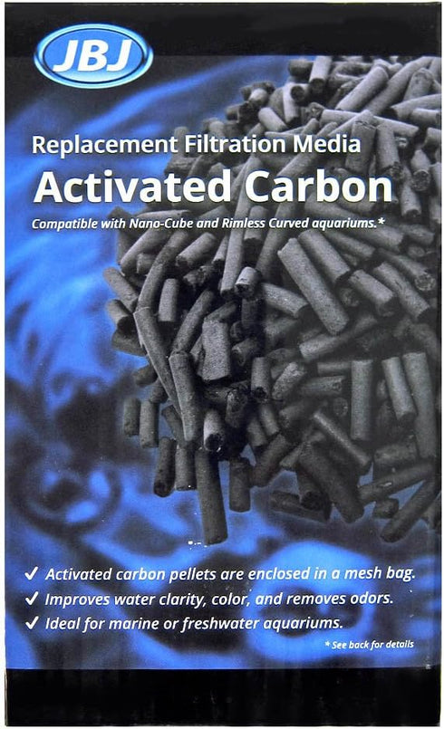 JBJ 28 Gallon Nano Cube & 30/45 Gallon Rimless Replacement Activated Carbon...