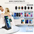 Wireless Charger, 3 in 1 Wireless Fast Charging Stand Dock for Apple Watch 6/5/4/3/2, Airpods 2/Pro, iPhone 13/13 Pro/13 Pro Max /12/11/Pro/Pro Ma...