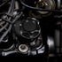 X AUTOHAUX Black Aluminum Alloy Gas Engine Oil Filler Cap Plug Cover for Toyota Camry Highlander Crown Corolla Reiz...