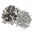 Wire Fence Clips-100 Pcs Fence Wire Clamps with 100Pcs Screws Stainless Steel Agricultural Fencing Mounting Clips Fit 12-16 Gauge Welded Wire to W...