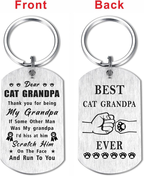 Laluminter Best Cat Grandpa Gifts - I Meow You Grandpa Gifts from Cats - Christmas Gift for Fur Pet Grandfather...