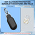 2 Pack Waterproof Keychain Holder Case for Samsung Galaxy SmartTag2, Tracker Protective Case Compatible SmartTag 2, Smart Tag 2 Holder with Key Ri...