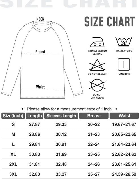 Mens Swim Shirts Long Sleeve Rash Guard SPF50 Fishing Hiking Swimming Running Sun Shirts Lightweight Quick Dry Workout Rashguard White L...