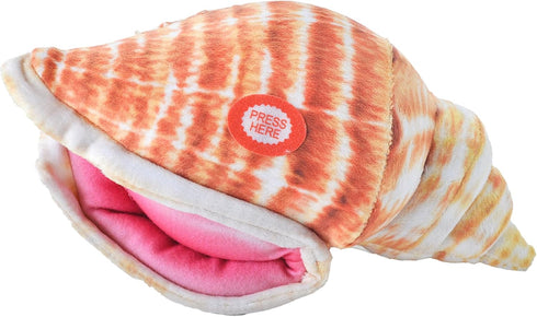 Wild Republic Wild Calls Conch Queen Shell, Stuffed Animal, 8 Inches, Plush Toy, Fill is Spun Recycled Water Bottles...