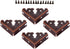 dophee 4Pcs Decorative Corner Protectors, Retro Style Edge Safety Guards Covers for Picture Frame Album Jewelry Box Gift Box Wooden Case Chest Tab...