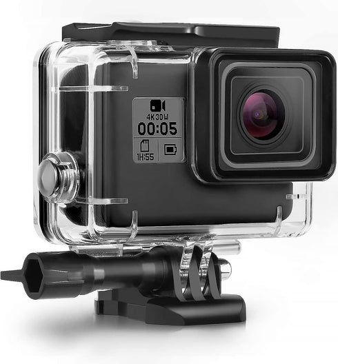Kuptone Waterproof Housing Case for GoPro Hero 7/(2018) 6/5 Black, 45m Underwater Diving Protective Housing Shell with Bracket Accessories for Go ...