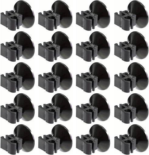 20Pcs Aquarium Suction Cup Clip for Fish Tank Oxygen Tube Hose Pump Power Cord Buckle Wire Finisher Suction Cups Aquarium Accessories...