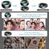 KINGMAS 3 in 1 Universal 198° Fish Eye Lens + 0.63X Wide-Angle Lens + 15X Macro Clip Camera Lens Kit for iPad iPhone Samsung Android and Most Smar...