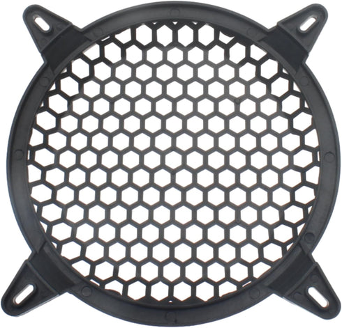 2 Pack 6 Inch Speaker Grills Subwoofer Grill Waffle Grill Guard Protector Covers with Mounting Screws ABS Mesh Round Subwoofer Speaker Cover......
