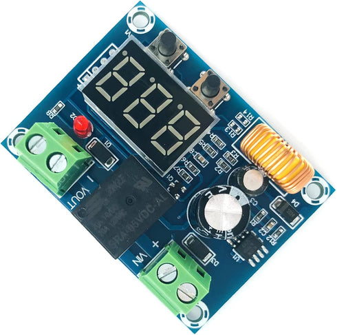 12-36V Low Voltage Digital Protector Disconnect Switch Cut Off Lithium Battery Over Discharge Protection Module Pack of 2......