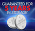 Powermax ACDelco CR2032 3V Lithium Coin Cell Battery, Watch and Electronics Button Batteries, Silver, 10 Count...