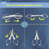 firiKer Home Office Travel Folding Scissors, Stainless Steel Telescopic Cutter, Christmas Stocking Stuffers for Men & Women, Christmas Gifts Stock...