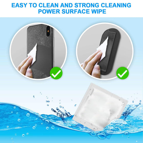 8PCS Sticky Adhesive Replacement for Pops Wallet Plus & Wallet Base, Very High Bond Stickiness 3M VHB Double Sided Pads for Socket Wallet+ Case Ba...