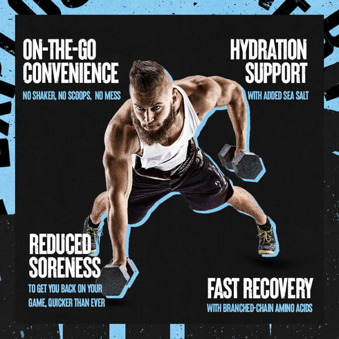 Animal Recovery Chews, Fast Acting Recovery with BCAA, Taurine and Glutamine for Muscle Repair and Hydration - Convenient and Delicious Chews Form...