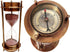 7 Nautical Brass Sand Timer Hourglass with Maritime Brass Compass Table Decorative by Hanzlacollection...