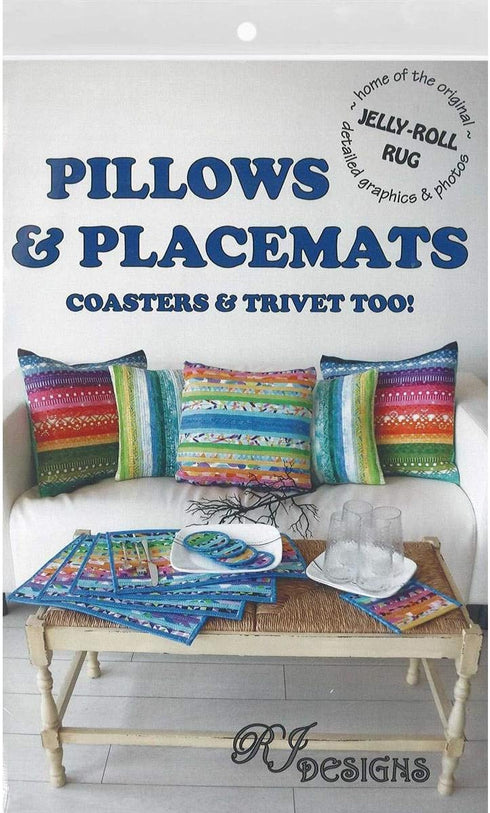 RJ Designs Jelly Roll Pillows&PlacmtsPtrn, 1 Count (Pack of 1)...