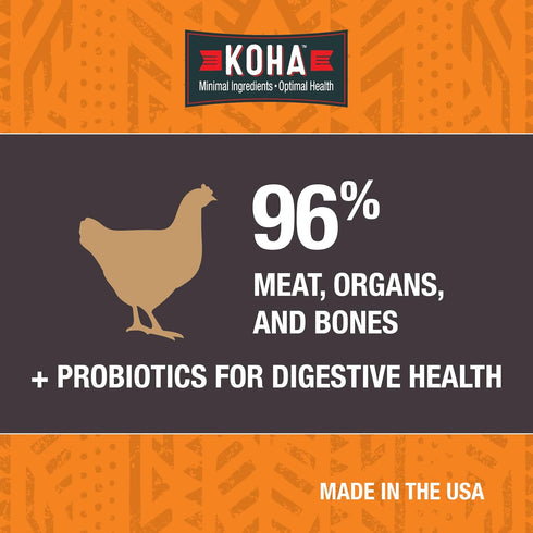 KOHA Raw Life Freeze-Dried Raw Topper Chicken, for Dogs and Cats, High Protein Meal Topper for Picky Eaters with Probiotics, 8oz Bag...