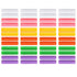 48 Pcs Colorful Orthodontic Aligner Chewies for Aligner Chompers Aligner Trays Seaters, 6 Color...