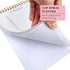 To Do List Notepad, Undated Daily Planner Notepad with To Do List Notebook Checklist Planner Spiral Waterproof Cover Notepad for Office Supplies, ...