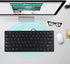 Demeras Ultra-Thin Wired Keyboard Portable Mini Spanish Keyboard USB Interface 78 Sensitive Keys for Desktop Computer...