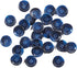 50 Pcs Large 1 inch Blue Buttons for Sewing Round Resin Navy Blue Buttons for Crafts 4 Hole Flatback Coat Buttons for Shirt Sweater DIY and Clothi...