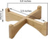 Small Wooden Plant Stand, Decorative Succulents Plant Pot Holder, 7", 2 Pack...